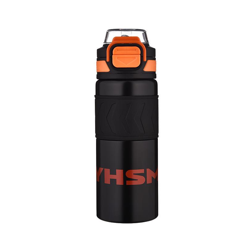 Stainless Steel Thermos Cup High Value Outdoor Double Drink Bouncing Straw Portable Sports Cup