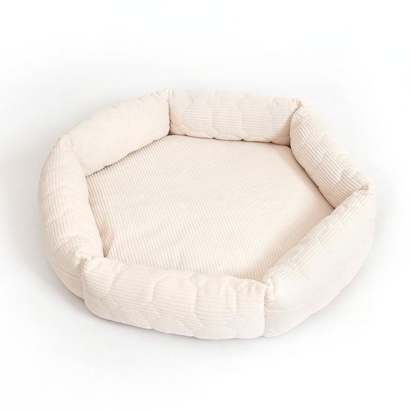 Winter-warm Detachable and Washable Pet Bed Corduroy Wear-resistant Cat and Dog Sleeping Pad Large Space Suitable for All Season