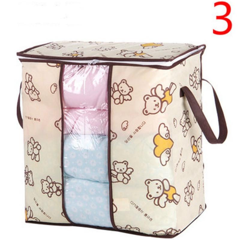Storage Bag Home Large Non-woven Cloth Cotton Quilt Dustproof Storage Bag