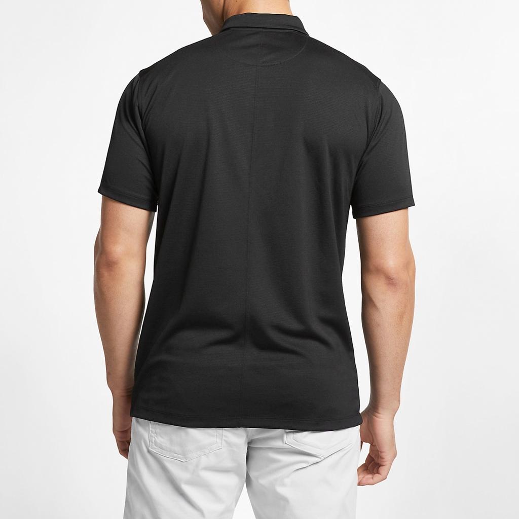 Nike Dri-Fit Golf Logo Moisture-Wicking Breathable Short Sleeve Polo Shirt Men Polo Shirts Black AJ5480-010