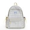 Schoolbag Japanese plaid college style high-value backpack girl campus style light and large-capacity junior and high school student schoolbag