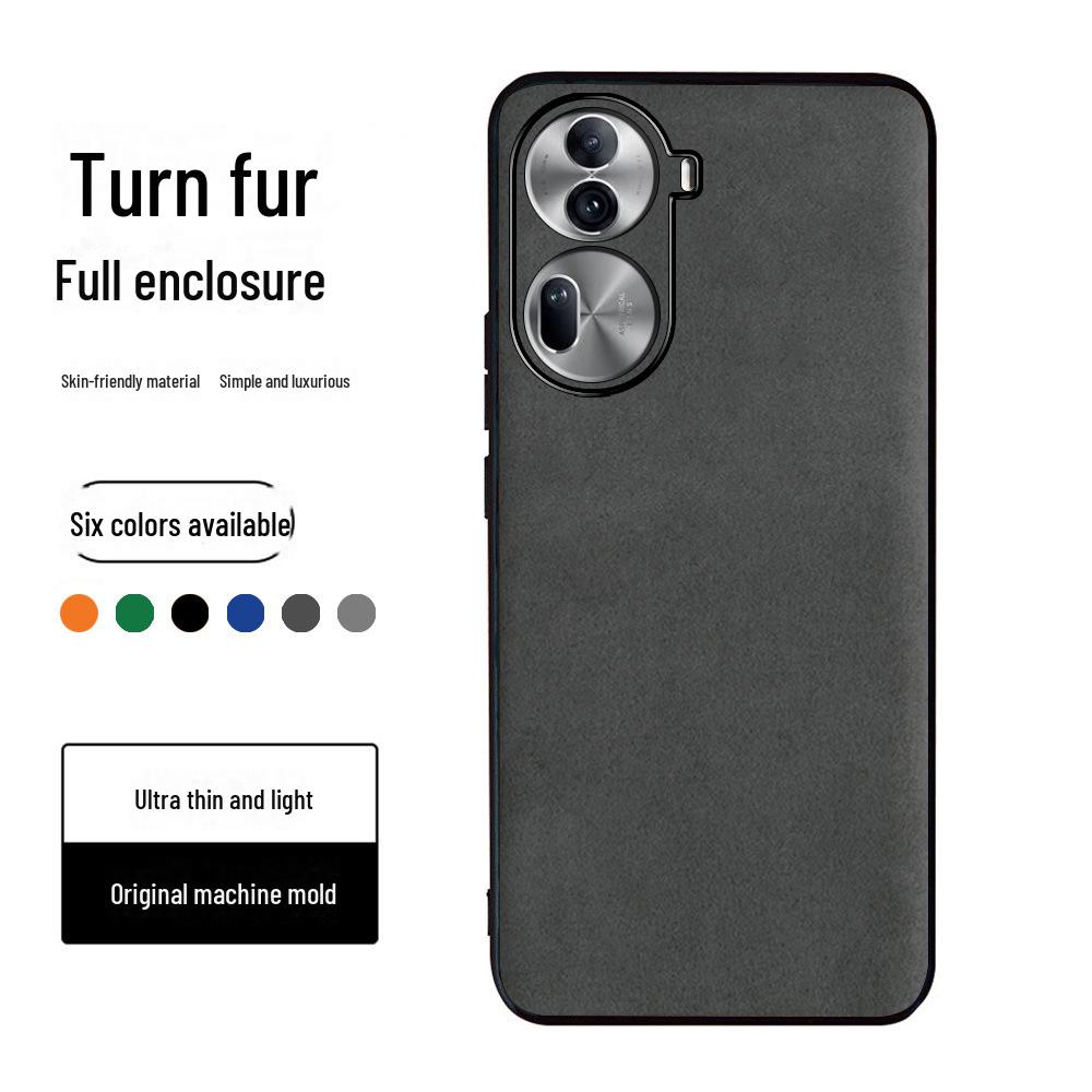 OPPO Reno6 Reno6Pro+ Suede Full Cover Ultra-Thin Protective Case.