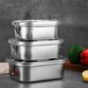 304 Stainless Steel Picnic Box Compartmental Food Storage Box Camping Lunch Box  Worker