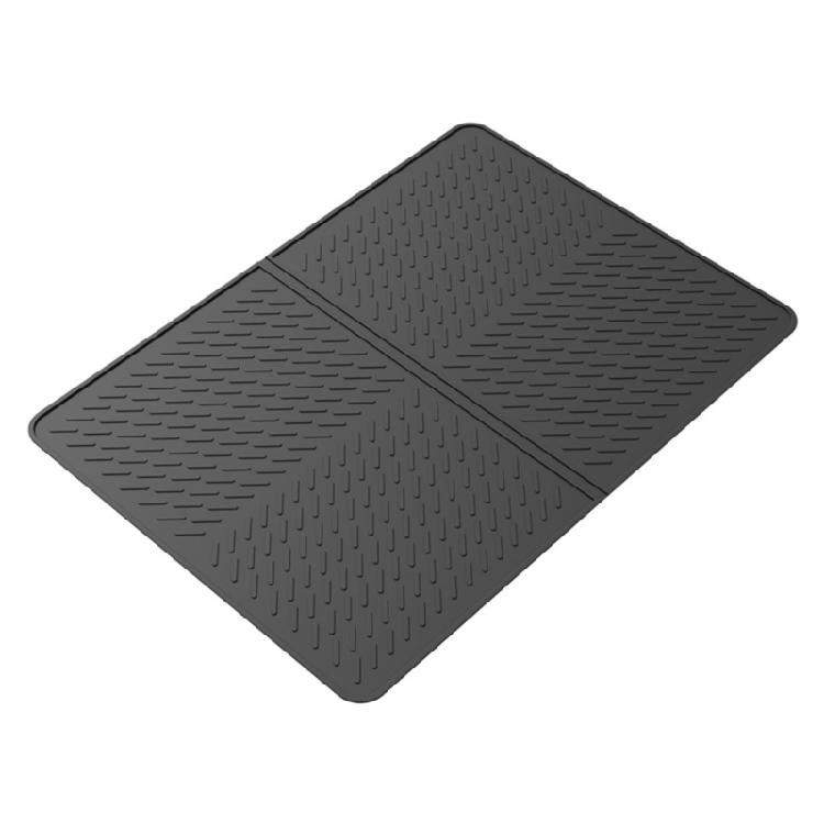 Reversible Stove Top Protectors Mat with Side Walls for Utensils Storage and Counter Surfaces Protection 450°F Safe