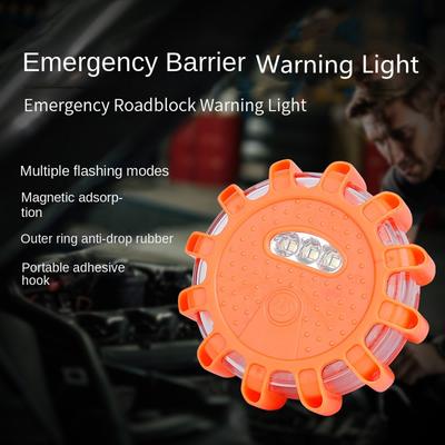 LED Auto Notlicht Taschenlampe Magnetische Induktion Stroboskop Straßenunfalllampe Warnlicht Sicherheitszubehör Stroboskoplicht 15 LEDs
