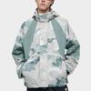 FILA Urban Tech Full Print Zip Up Hooded Sports Jacket Men jackets Blue Purple Green T11M411703F-KK