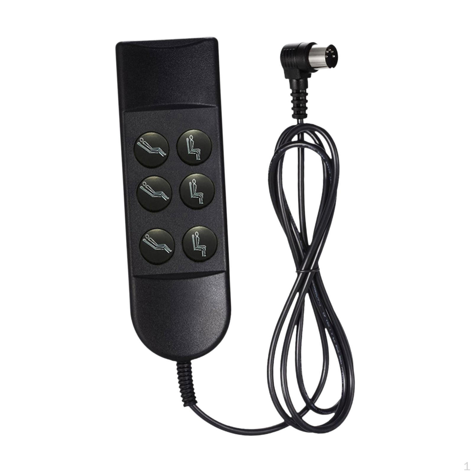 

Электрический контроллер для кресла-реклайнера, прямая замена, 6 кнопок, переключатель деталей кресла-подъемника, руководство по эксплуатации дивана B