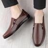 Black Shoes Men  Soft  Man Shoes High Quality Casual Genuine Leather Boat Shoes Men Flats  Driving Shoes