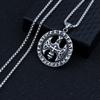 Gothic Titanium Steel Thor's Hammer Necklace Titanium Steel Men's Pendant Jewelry