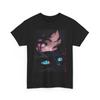 Anime Black Cat Kawaii Eyes Graphic Tee Chibi Neko Streetwear Shirt Gift Girls