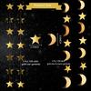 Gold Moon and Stars Decor Star Garland Decorations Hanging Twinkle Little Star Birthday Baby Shower Graduation Starry Night EID Ramadan Muburak