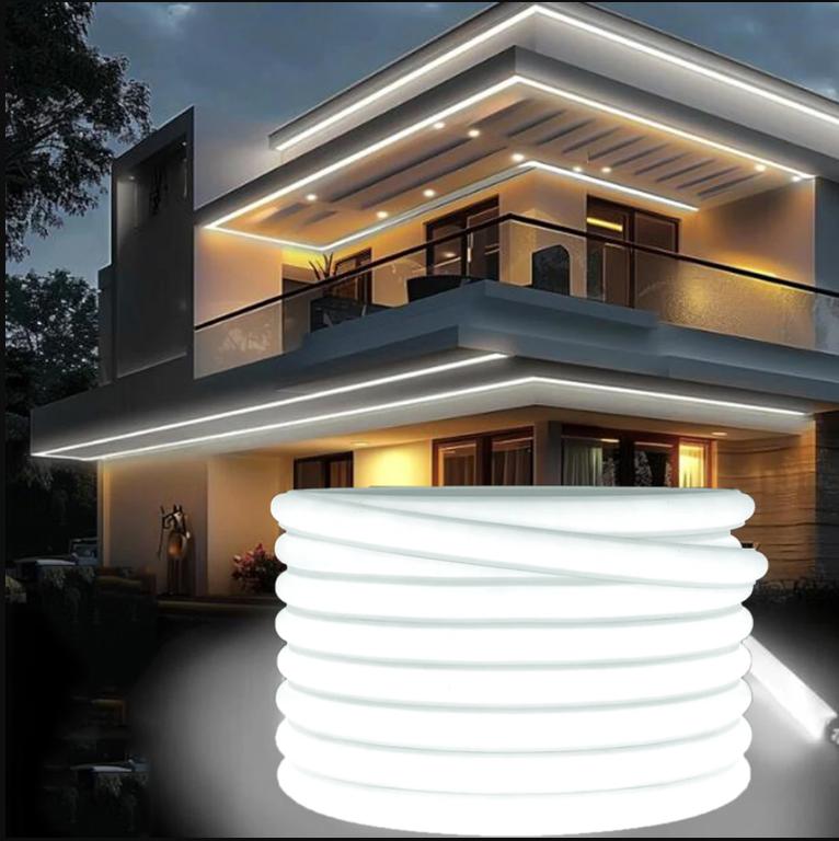 

Outdoor Garden Lighting COB LED Strip with Switch Neon Light Tape 110V US,220V EU Plug Lawn Lamp For Ceiling Christmas Decoratio 1 Metre&EU Plug белый