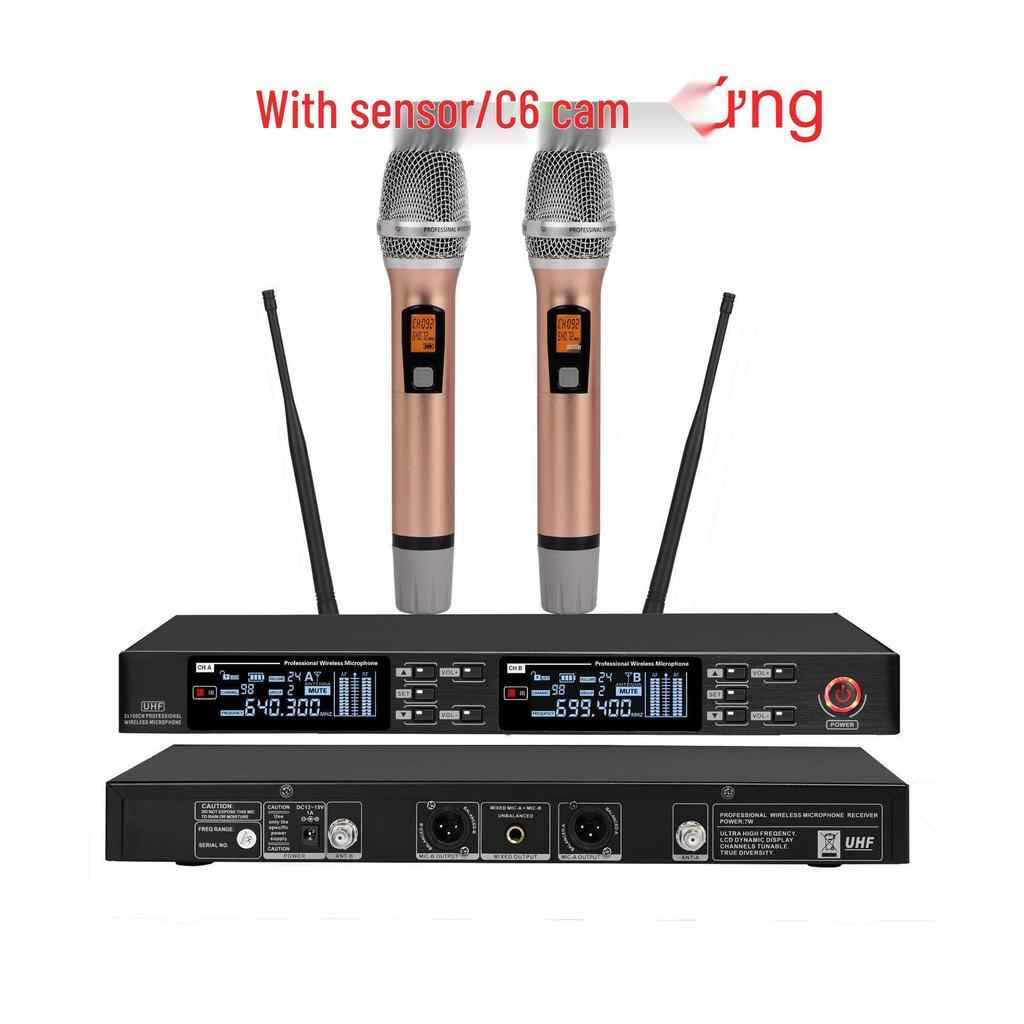 High-End Wireless U-Band Infrared Lavalier & Headset Stage Microphone