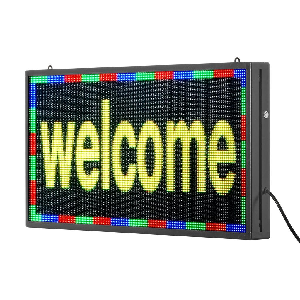VEVOR Programmable LED Sign, P5 Full Color Flexible Digital Scrolling Panel, DIY Custom Text Pattern GIF Display