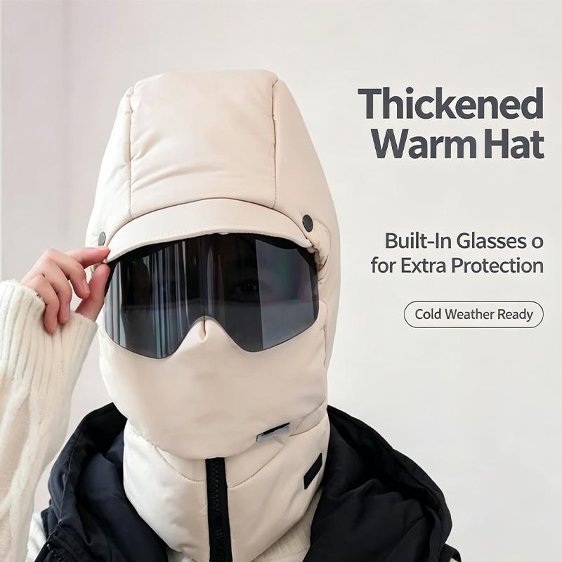 1/2/3PCS Outdoor Windproof Warm Mask Thickened Full Face Head Cover with Goggles Adjustable Cycling Sking Unisex Motorcycle Mask