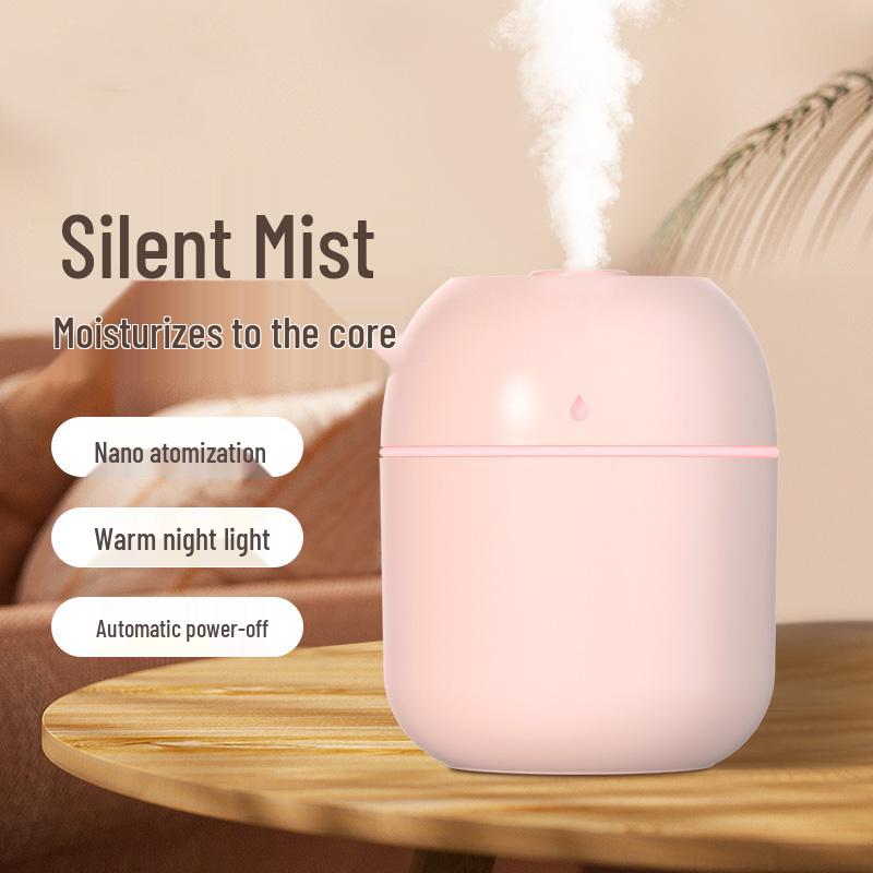 2024 Compact USB Desktop Air Humidifier for Home, Bedroom, Office, and Classroom