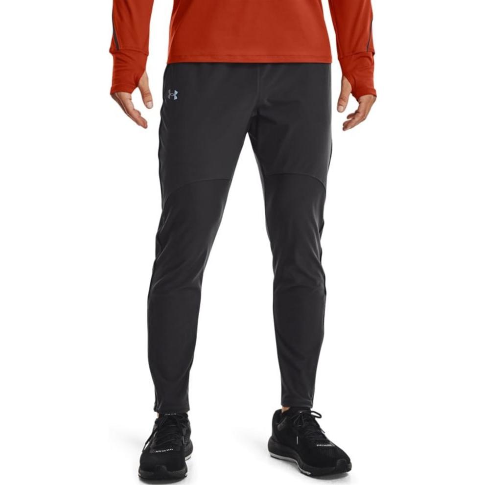 Under Armour Solid High-Elasticity Running Pants Men Bottoms Coal-Jade-Gray 1366271-010