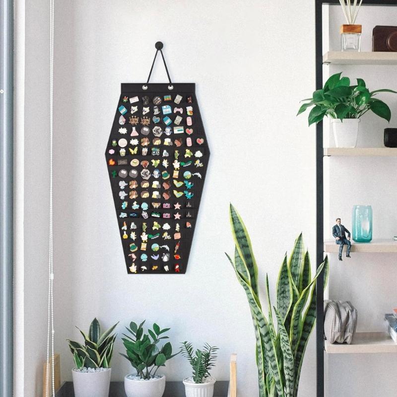 Wiszący uchwyt na odznaki Innowacyjne rozwiązanie do przechowywania odznak Kieszeń ekspozycyjna do kreatywnych przestrzeni i biur