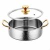 Stainless Steel Pot Hammered Cookware Fast Heating for Families