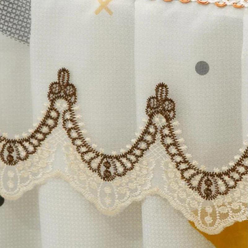 Dekoracja Ślubna Obrus Stołowy Pokrowiec na Telewizor LCD Koronka Wiszący Pokrowiec Przeciwkurzowy Prostokątny Zmywalny Pyłoszczelny Dekoracja Domu Obrus na Stół Party