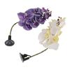 2pcs Reptile Plant with Suction Cup Bendable Terrarium Decoration Plant Flower for Aquarium Lizards Spiders Snakes