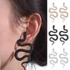 Avant-garde Animal Snake Stud Earrings Sexy Metal Earrings Snake Shaped Earrings  Daily Wear