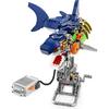 Mechanical Shark Building Set for Kids & Adults - with Motor, Shark Swimming Function, Display Stand&Light - Home Decor for Sea Animals&Ocean Lovers,
