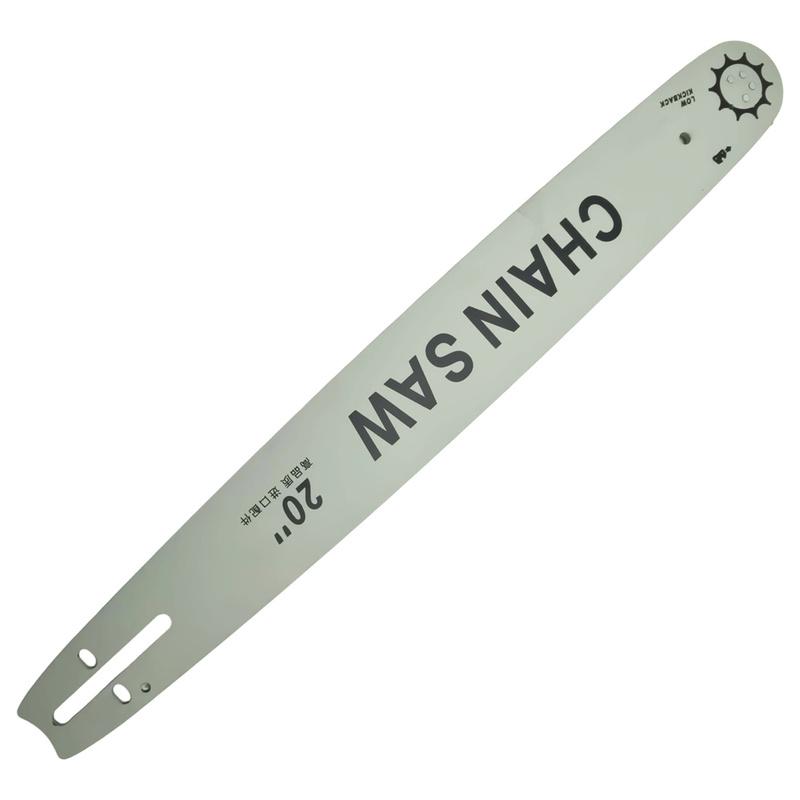 20 Inch Chainsaw Chain Guide Bar .325" Pitch .058" Gauge 76 Drive Links for Oregon 21LPX076G for Stihl 36880050076, 25RM376E.