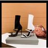 High-top Round Head Fine Heeled Cool Boots Exposed Toe Large Size Outside Wear High Heels Female