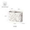 1pc Terrazzo Bathroom Toiletries Toothbrush Cup Soap Dish Lotion Bottle Storage Tray Toothbrush Holder Bathroom Accessories
