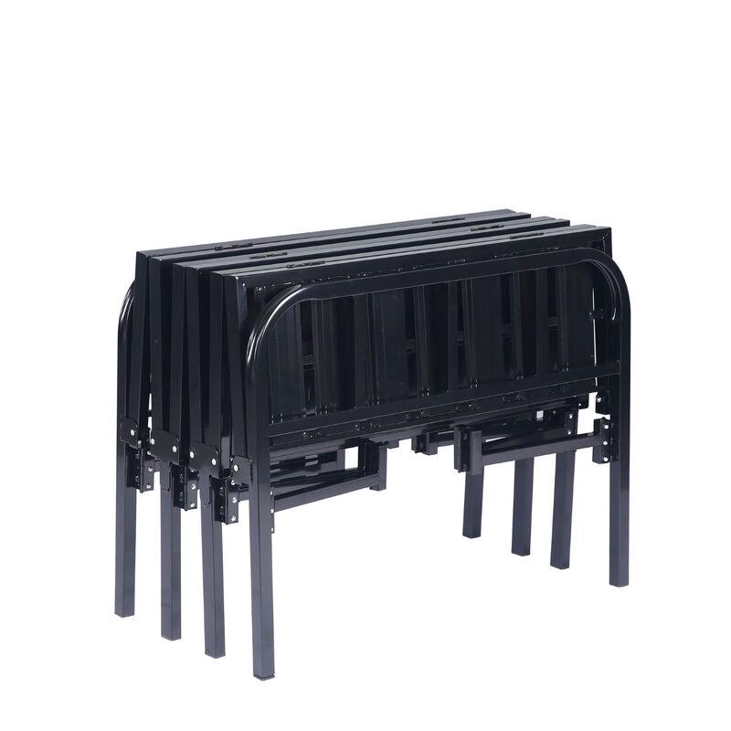 ZISIZ Steel-Plastic Single Folding Bed