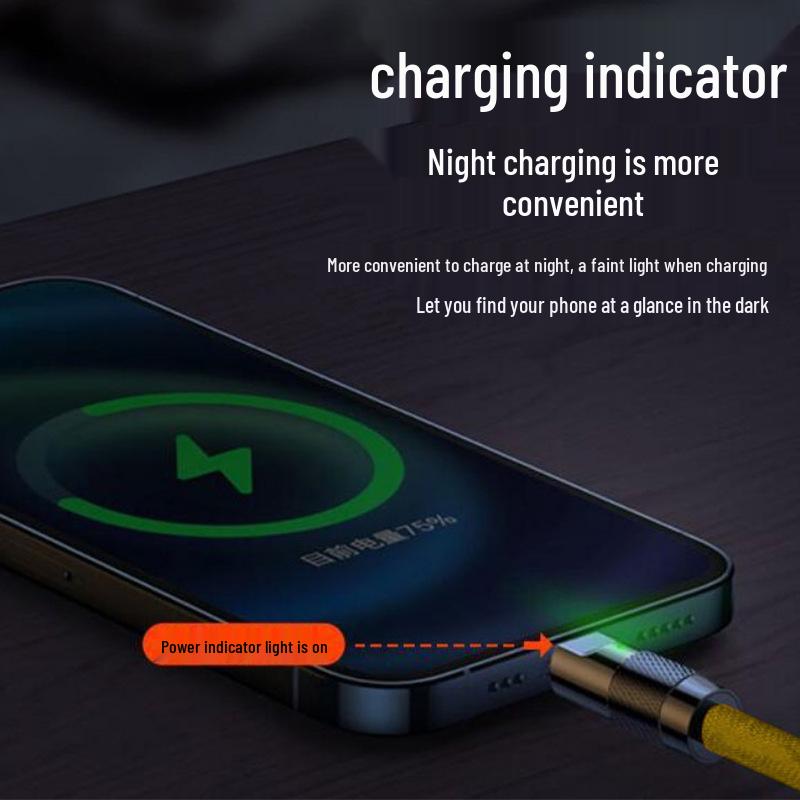Color Contrast Spring Data Cable: Retractable Fast Charger for Huawei & Apple