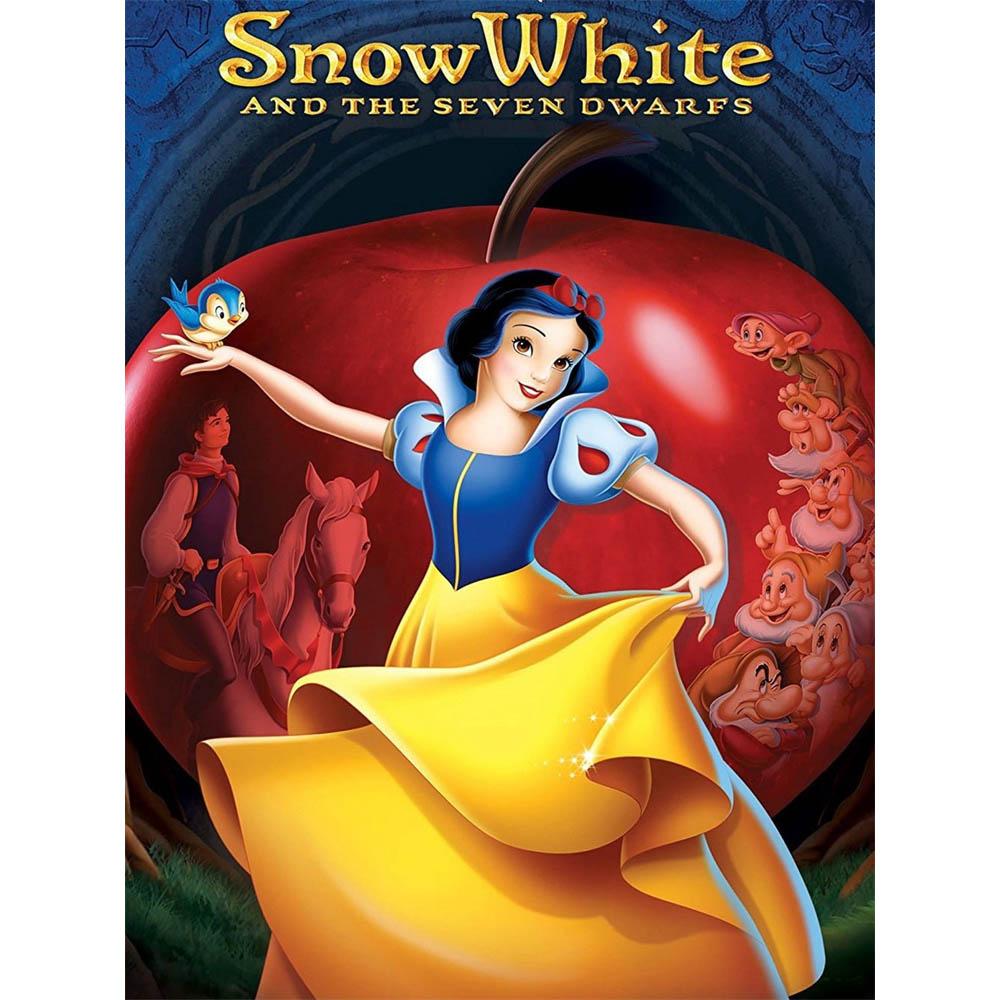 Disney Biancaneve e i Sette Nani Pittura Diamante 5D Piena di Diamanti Fai da Te Pittura Diamante Fatta a Mano Kit Pittura Decorativa Cartone Animato