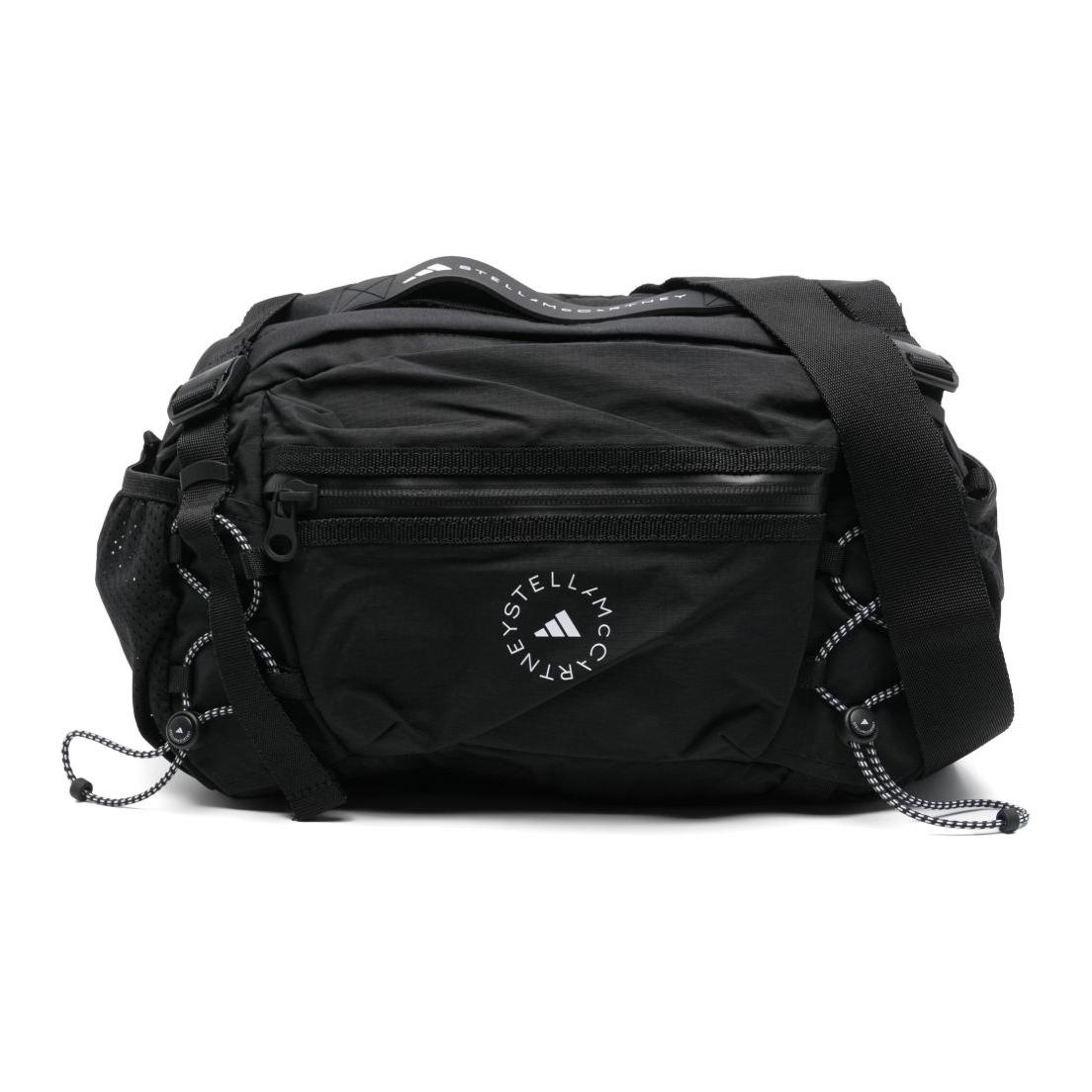 

Adidas X Stella McCartney Collaboration Adjustable Logo Strap Synthetic Crossbody Waist Bag Regular Women bags Black JJ0999-BLK Black