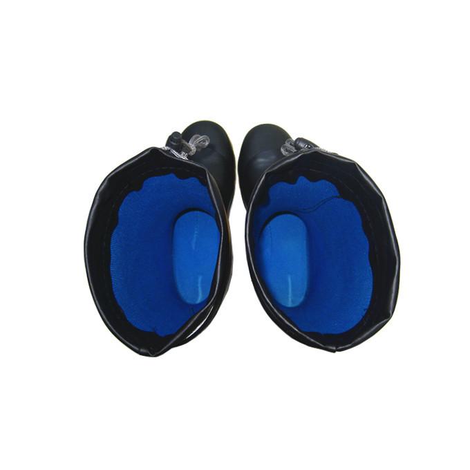 Men's Steel Toe High-Top Anti-Smash Rubber Mining Boots: Water and Puncture Resistant Work Shoes