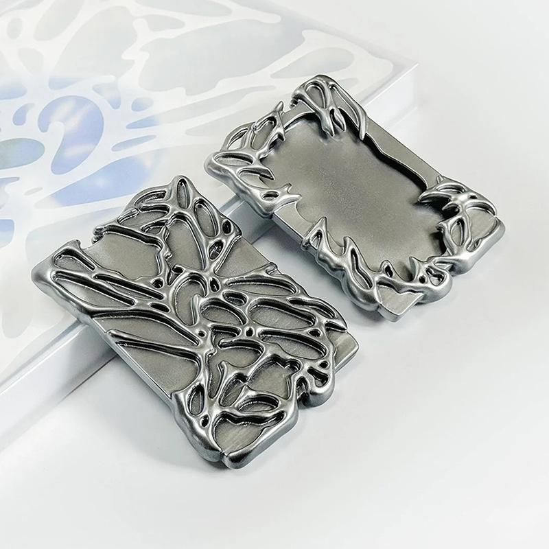 Original Design Electroplate Plasitic Frame Kpop Idol Photocard Holder Creative 3 Inch Photo Card Holder Photo Sleeve