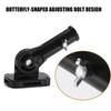 Adjustable RVs Flag Poles Mount 180 Degree Rotation Double Hole Design For Wall And Light Poles Installation Aluminum Alloy