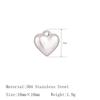 3Pcs Bee/Violin/Coconut Palm/Hearts Charms Stainless Steel Necklaces Bracelet Pendants Handmade Craft DIY Jewelry Making Finding