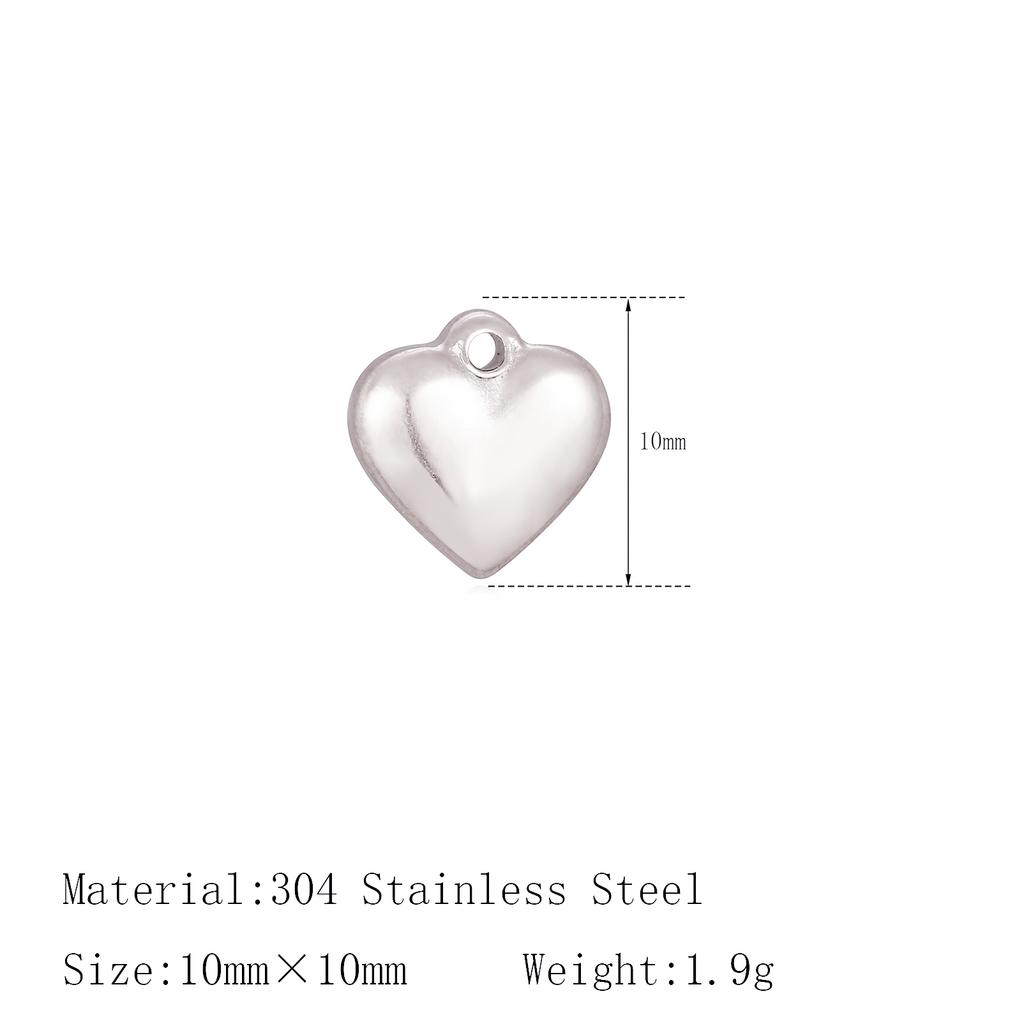 3Pcs Bee/Violin/Coconut Palm/Hearts Charms Stainless Steel Necklaces Bracelet Pendants Handmade Craft DIY Jewelry Making Finding