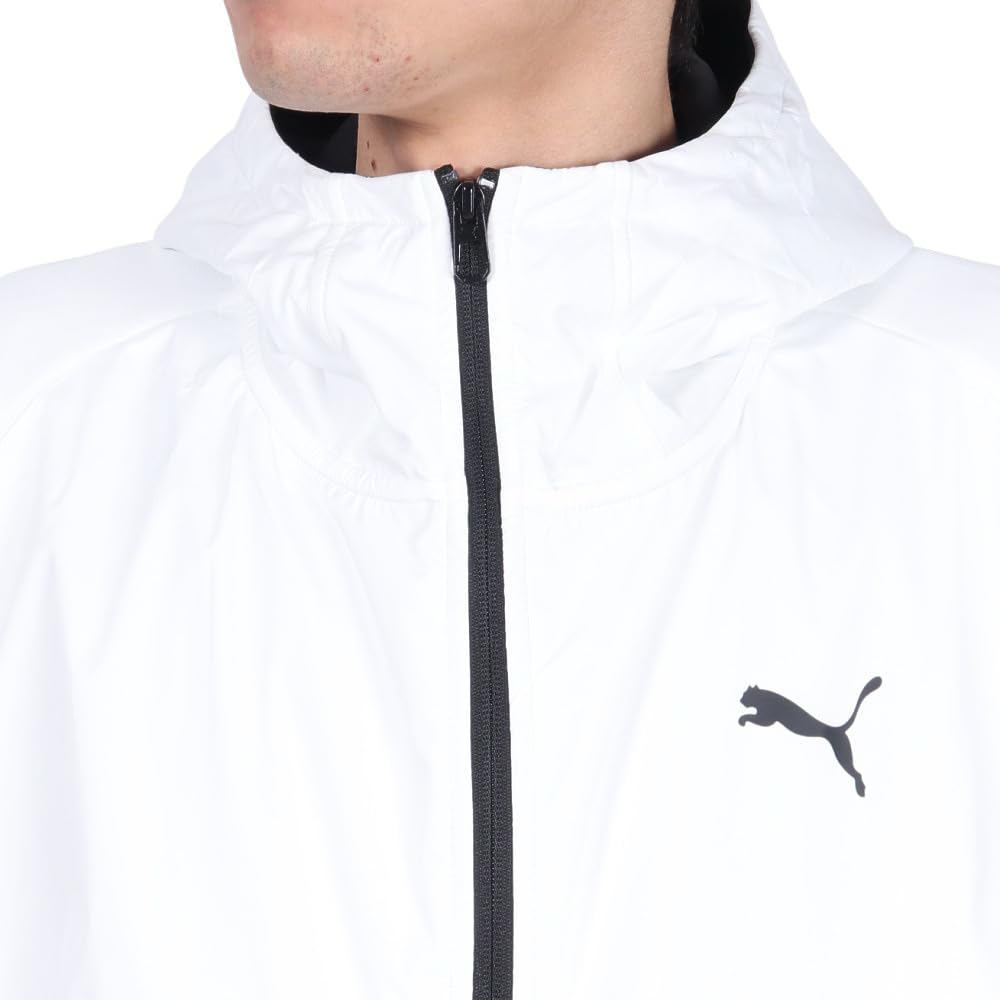 PUMA Elevated Training Knit and White Men's Jacket, Quick-Drying, Windproof, Breathable, 526113, Fall/Winter 2024, (02)