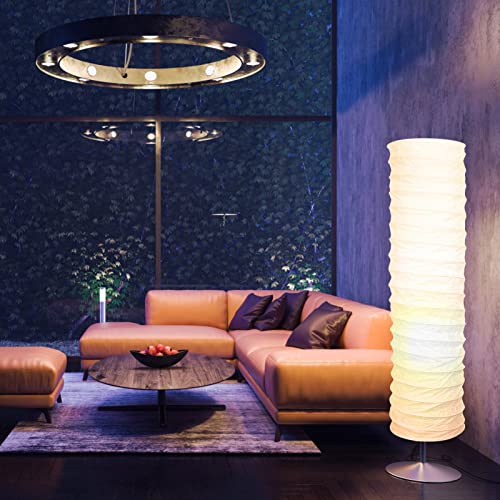 TOYMYTOY Replacement Lampshade for Floor Lamps, Washi Paper Lampshade, for Bedrooms, Living Rooms, and Floor Lamps, 95cm Long