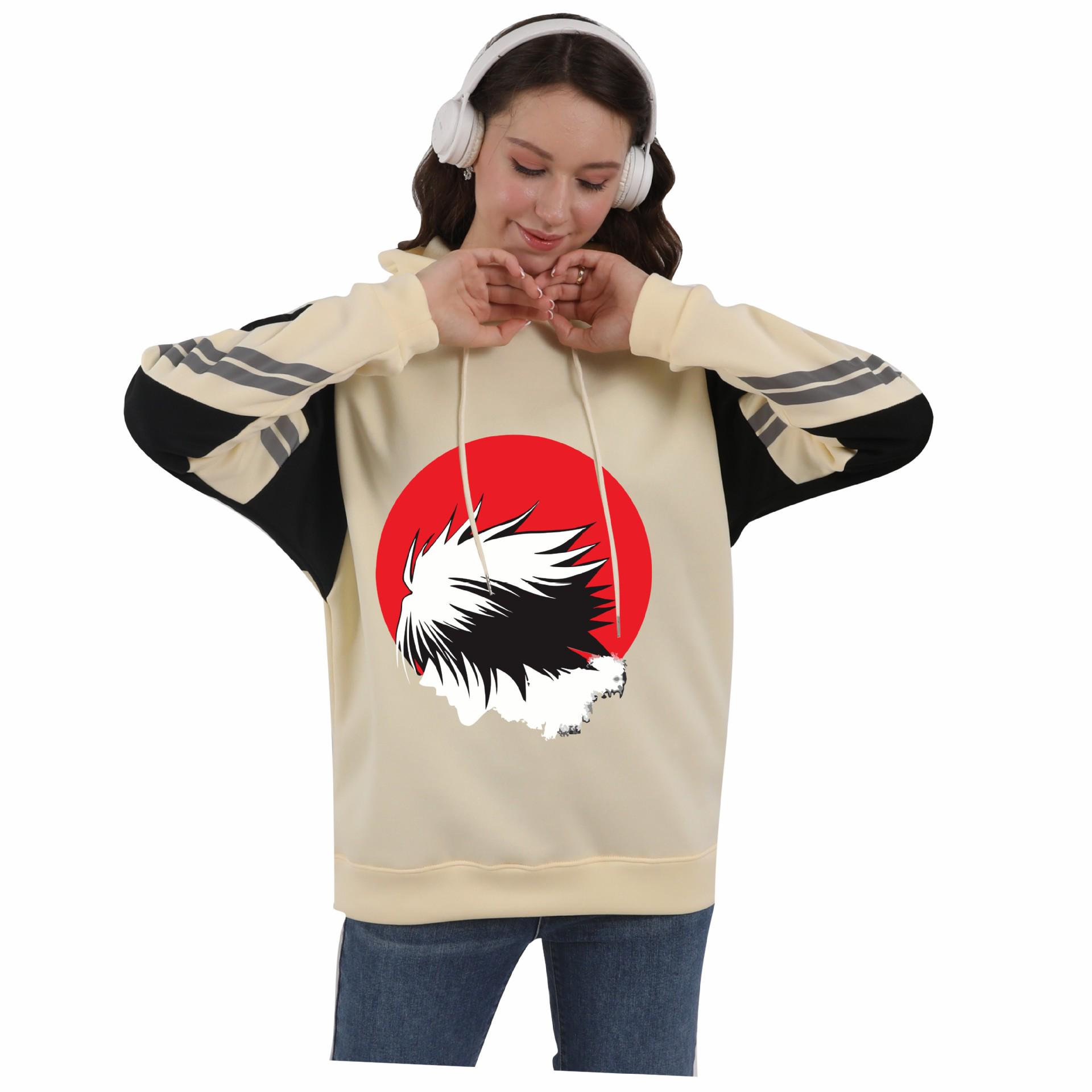 

Японское аниме Тетрадь смерти Толстовки для мужчин и женщин – Модные куртки для пар в европейском и американском стиле Large