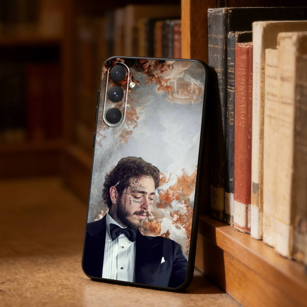 King P-Post M-Malone  Phone Case For Samsung S26,S25,S24,S23,S22,S21,Ultra,Plus,FE Black Soft Cover