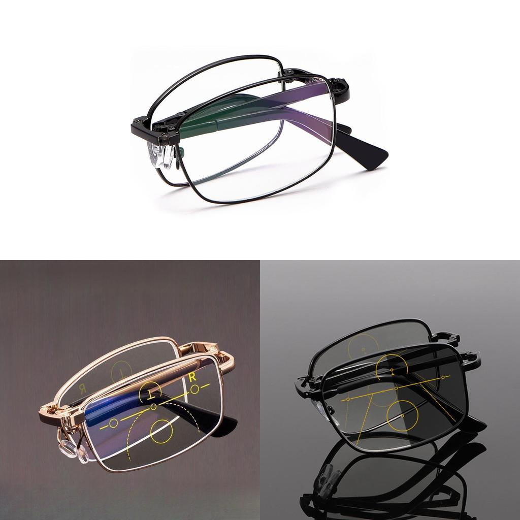 Portable Dualuse Smart Reading Glasses With Auto Adjustment For Seniors And Outdoors