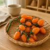 Artificial Cherry Tomato Bunch Glossy Tomatoes Photography Prop Realistic Vine for