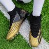 Soccer Shoes TF/FG Football Boots Men Anti-Slip Football Long Nails Kid's Comfortable Grass Field Training Ankle Soccer Sneaker