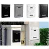 Combination Lock Security Mailbox Wall Mount 8.6x3.3x12.6inch for Gated Community Mail Collection