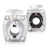 Zinc Alloy Drum Kit Holder Base Plate Cymbal Holder Clamp Percussion Instrument PartsSilver