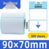 Self-Adhesive Thermal Barcode Stickers for Milk Tea & Supermarket Scale