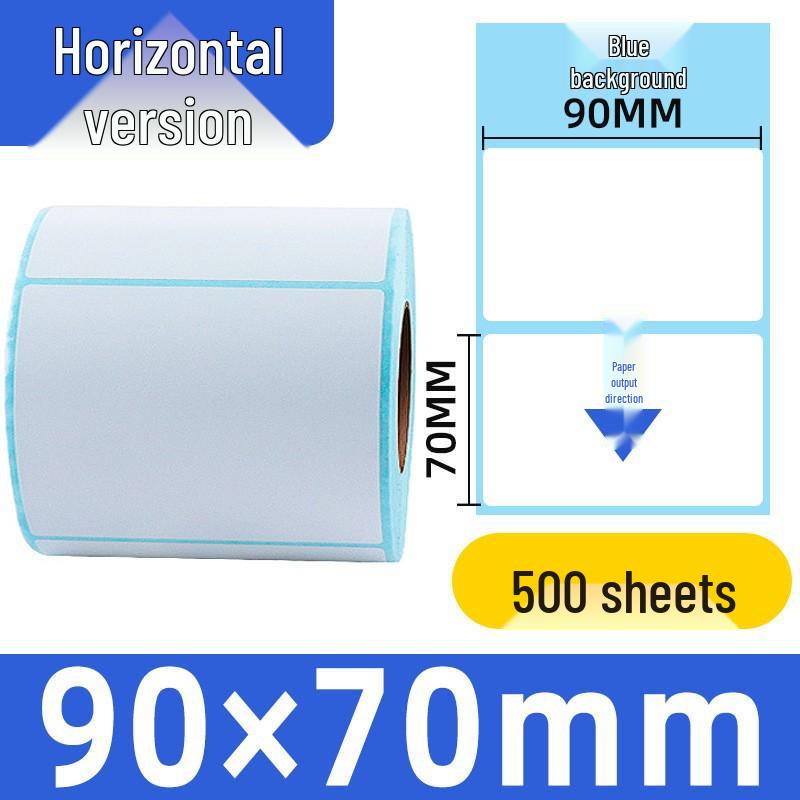 Self-Adhesive Thermal Barcode Stickers for Milk Tea & Supermarket Scale